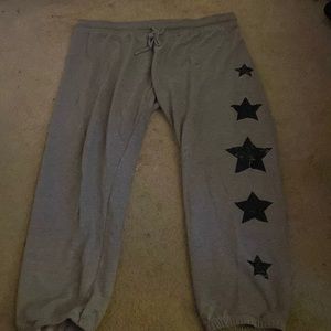 Grey sweatpants